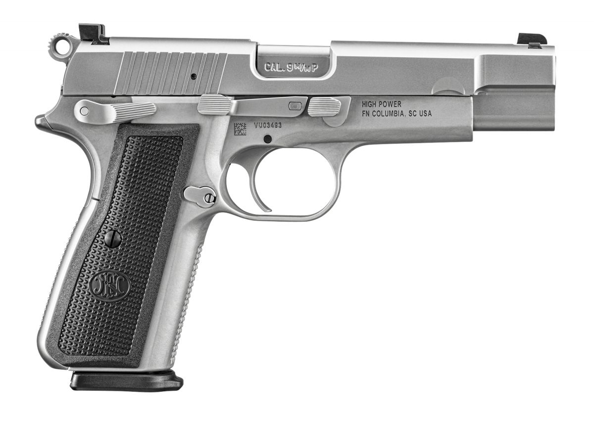 FN High Power 9mm Stainless Pistol