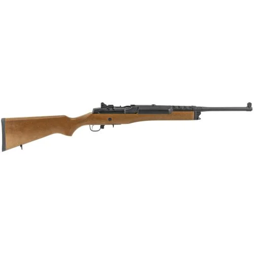 Ruger Mini-14 Ranch Hardwood Stock 5.56 NATO .223 Remington Blue/Black Rifle