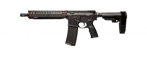 Daniel Defense MK18 Pistol AR-15 Pistol with Stabilizing Brace 5.56 NATO Black / Flat Dark Earth Pistol