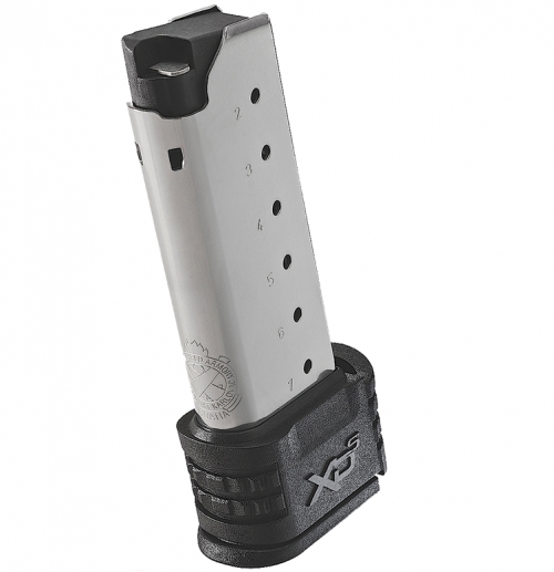 Springfield Armory XDS Magazine 7RD X-Tension Sleeves 1 & 2 Stainless Steel