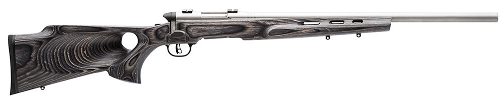 Savage Arms B-MAG Thumbhole Heavy Barrel .17 WSM Stainless/Silver Rifle